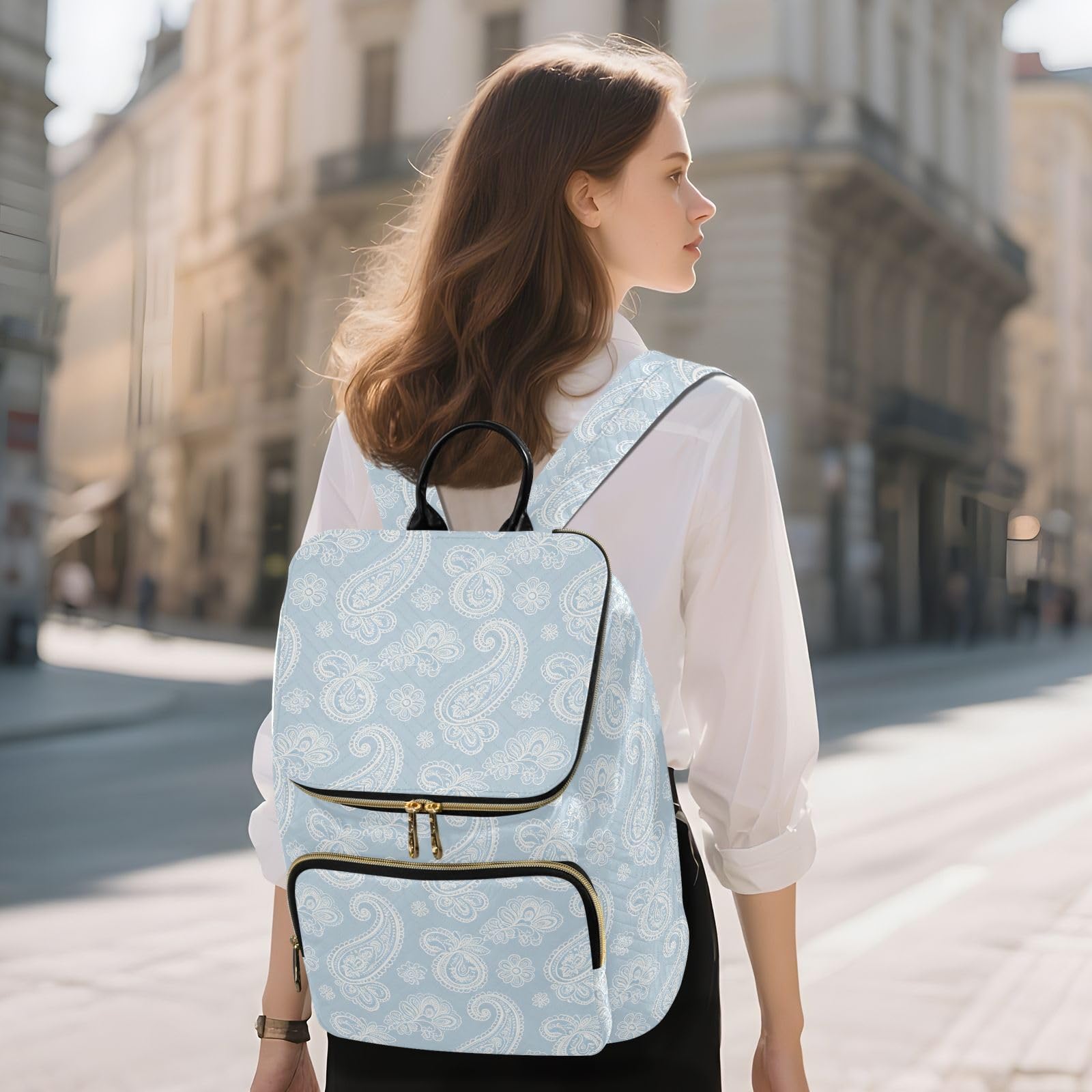 Zaino alla moda da 15 litri da donna, alla moda, robusto, leggero