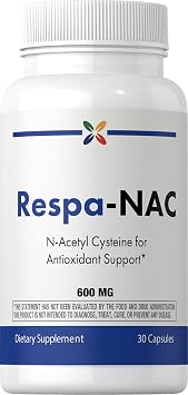 Stop Aging Now - NAC Supplement - 600mg N-Acetyl Cysteine - Respa-NAC - 30 Capsules