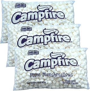 3 Pounds of Campfire Mini White Marshmallows - Made with Natural Vanilla...