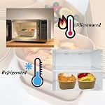 Disposable Paper Salad Bowls w/Lids 750ml to Go, 50PK Take Out Food Containers with Lids Non-Spill, 25 OZ Compostable Meal Prep Food Container for Restaurant Family Lunch Catering