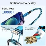 Cruise Essentials 2026 4 in 2 Multi Charging Cable with Dual Type C Port, USBA/C Charging Cords for Multiple Devices,Travel Phone Charger Cord for iPhone 17-11/Galaxy/Tablets/PS Home,Office,2Pack 5FT | Dual Type C Port Phone Charger Cord for Multiple
