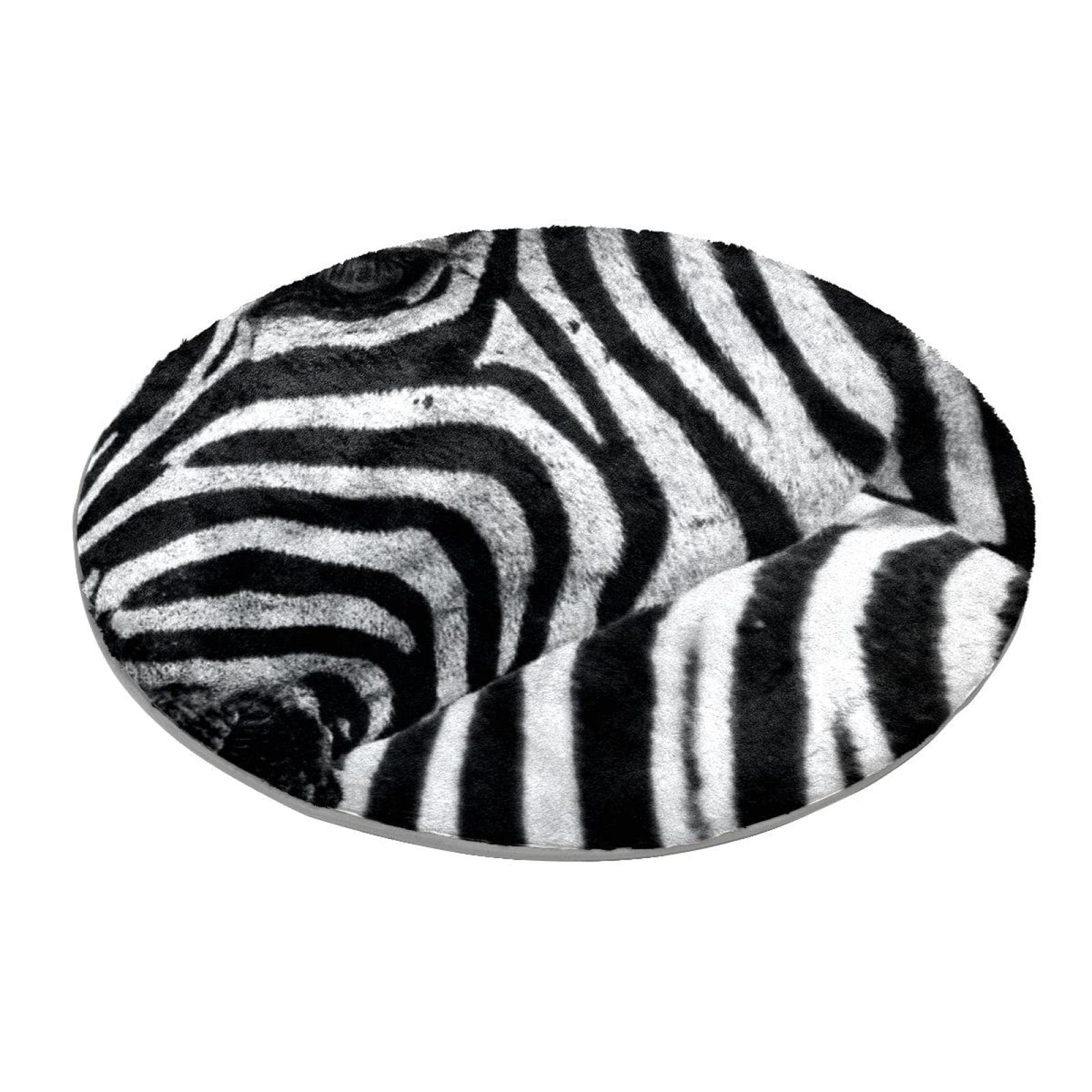 Tapis zèbre chambre à coucher : confort doux pour vos pieds