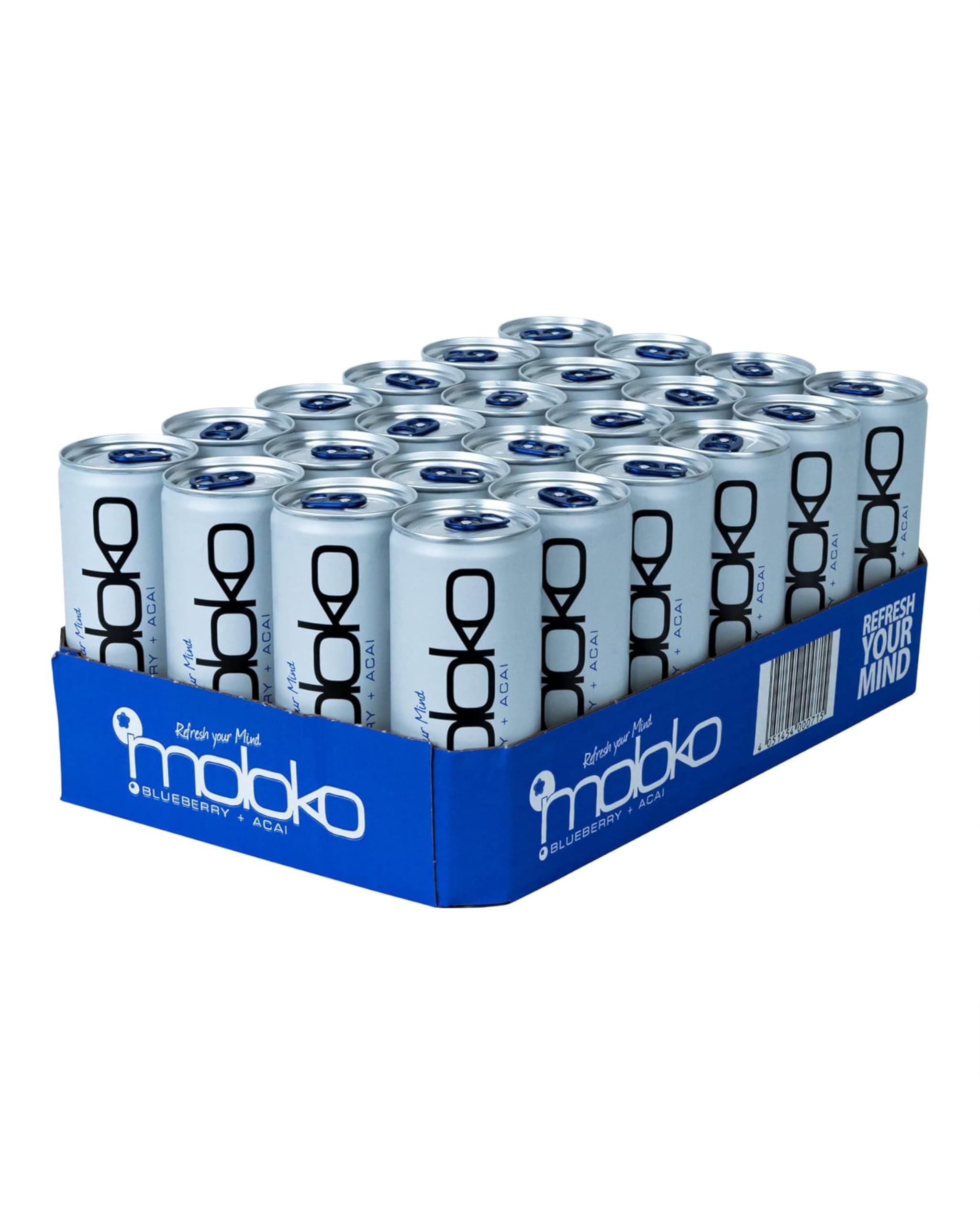 Moloko Blueberry + Acai Refresh Your Mind, 24er Pack, EINWEG (24 x 250 ml)