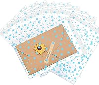 Vista 29 de COQOFA 100 piezas de bolsas de celofán transparentes para regalos con forma de corazón dorado de 17,78 x 30,48 cm, bolsas de fiesta, para caramelos