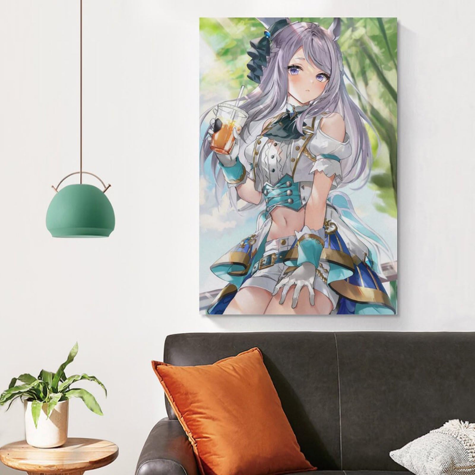 Amazon.co.jp: 絵画 インテリア メジロマックイーン アート