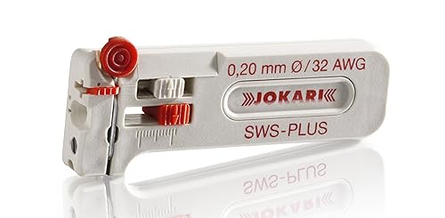 Jokari 40045 SWS-Plus - Herramienta de pelado de mini-precisión para pelacables, 32 AWG (0.008 in)