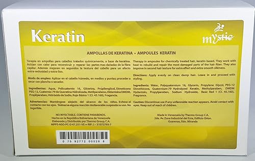 Miniatura 3 de Ampolla de queratina mística (paquete 24 x 10cm3)