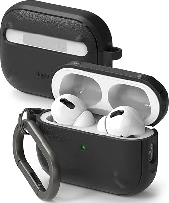 Ringke Onyx [Feels Good in The Hand] Compatible with AirPods Pro 2nd Generation Case, Anti-Fingerprint Technology Prevents Oily Smudges Non-Slip Enhanced Grip - Black