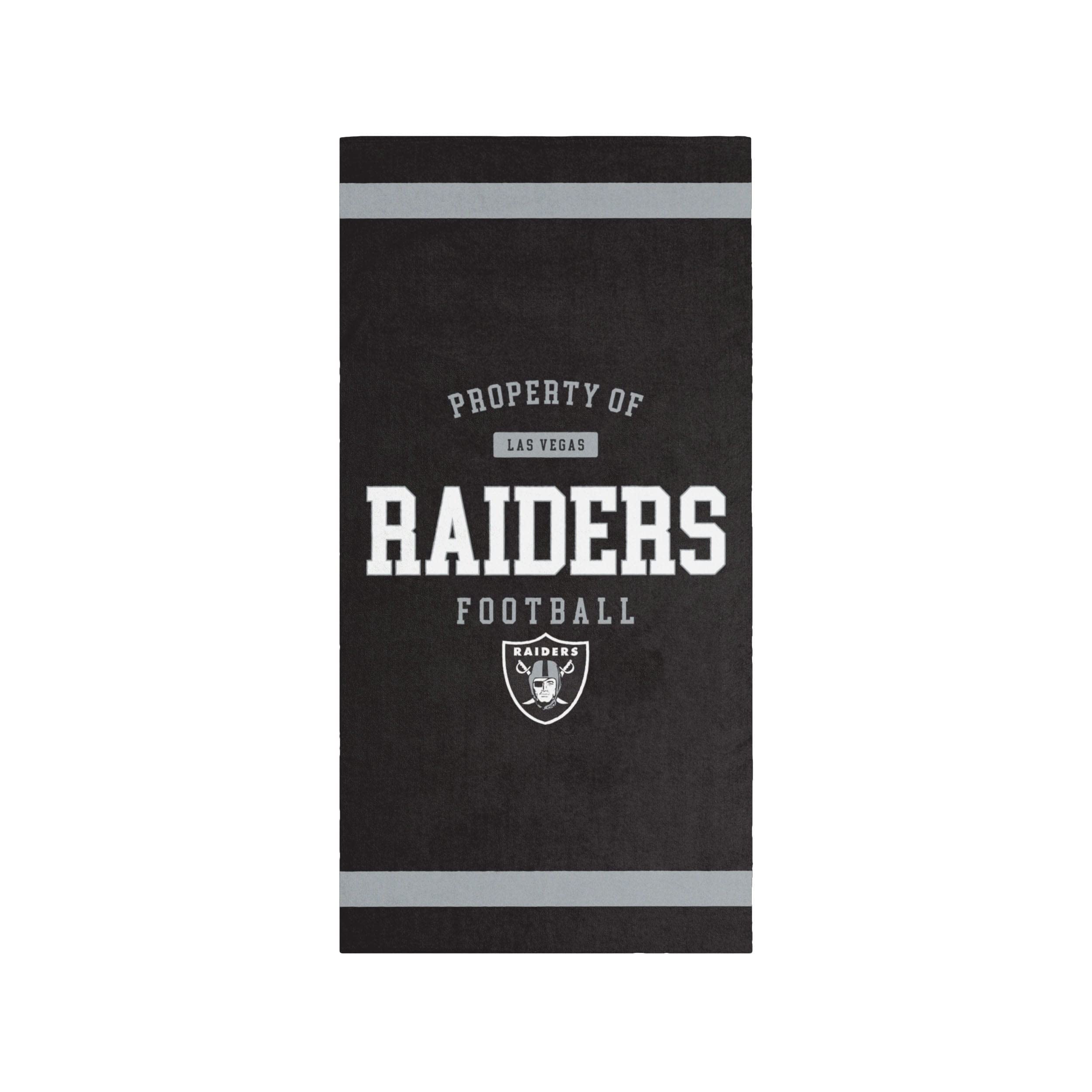 Toalla de playa Las Vegas Raiders NFL toalla deportiva absorbente oficial FOCO
