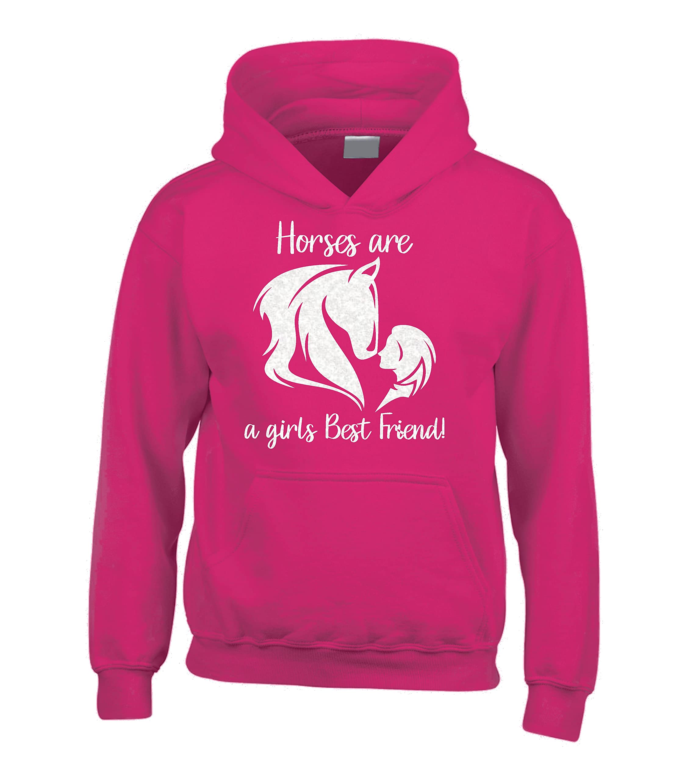 Sweat à capuche d'équitation fuchsia Edward Sinclair pour fille de 7-8 ans - 2