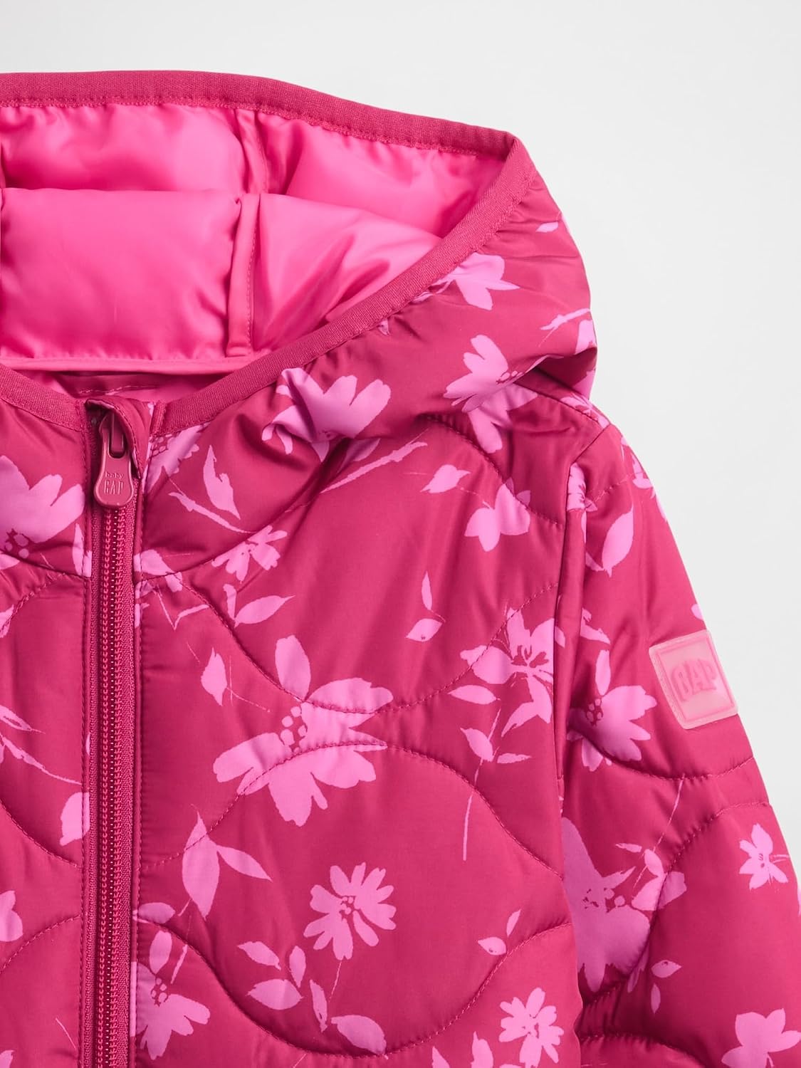 GAP Baby Girls' Logo Lightweight Puffer Jacket
