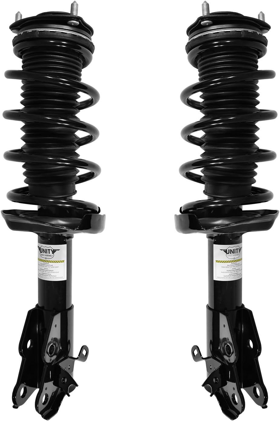 UNITY AUTOMOTIVE 2-11815-11816-001 Front 2 Wheel Complete Strut Assembly Kit