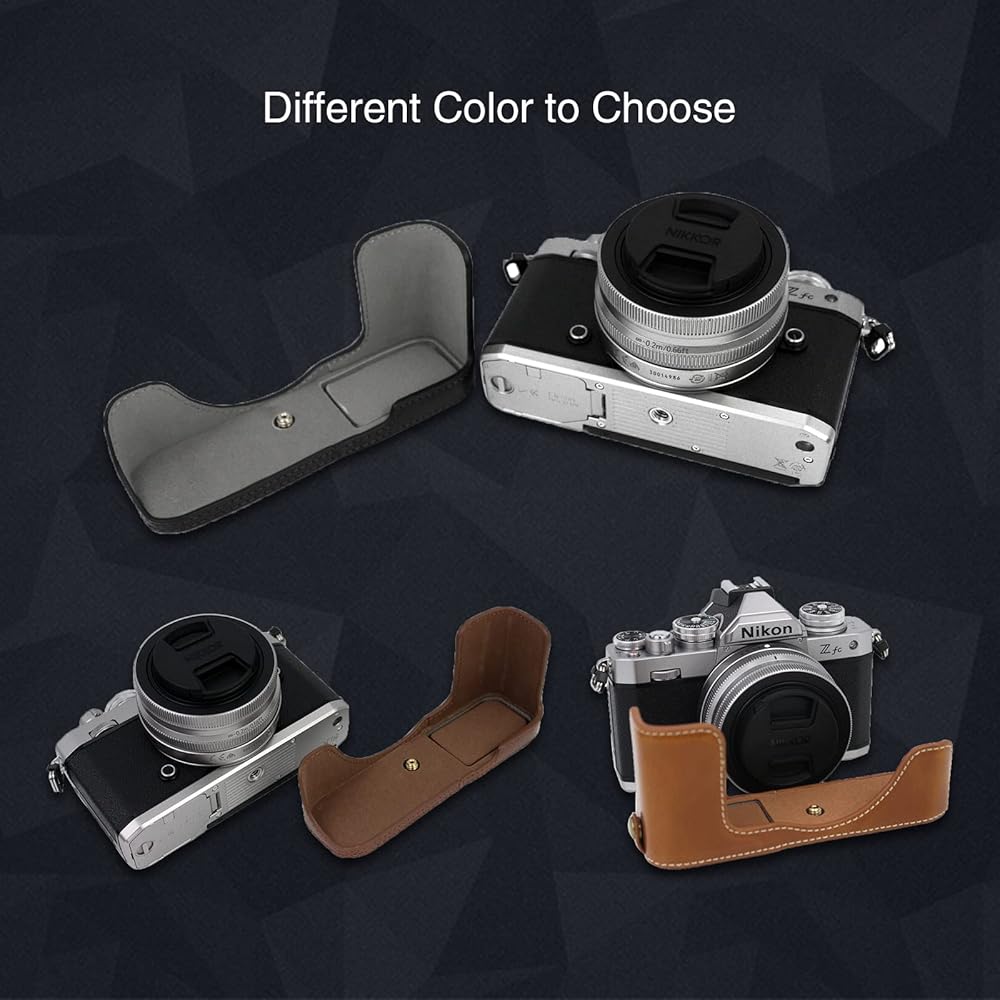 Amazon.com : Rieibi Z fc Zfc Camera Case, PU Leather Case with Amazon.com : Rieibi Z fc Zfc Camera Case, PU Leather Case with