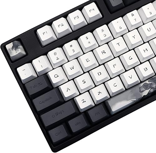 Miniatura 7 de JSJT Ink Lotus Teclas OEM Perfil PBT Dye Sublimación 140 teclas para ANSIISO Diseño Cherry MX Switch Teclados mecánicos para juegos