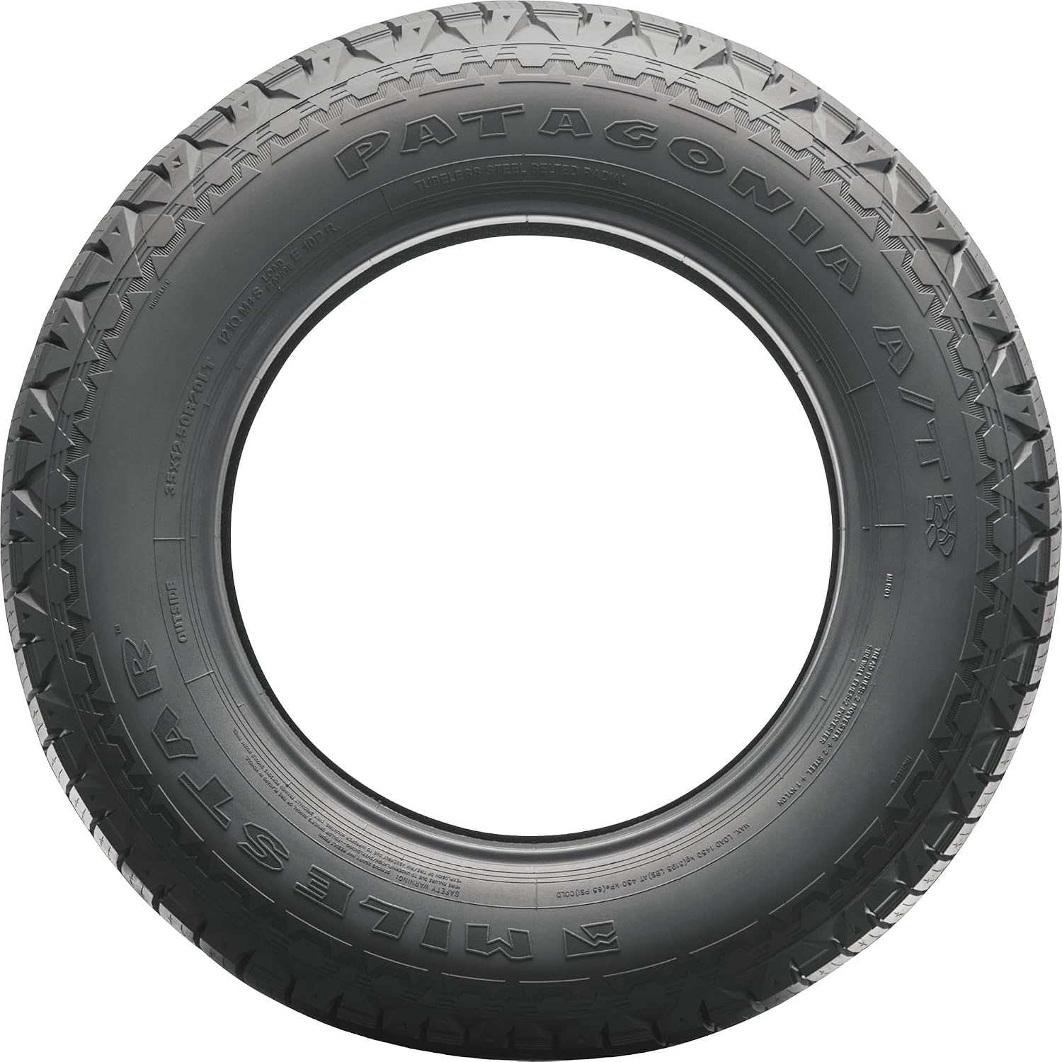 Milestar PATAGONIA A/T R all_ Terrain Radial Tire-LT275/70R18 125S 10-ply
