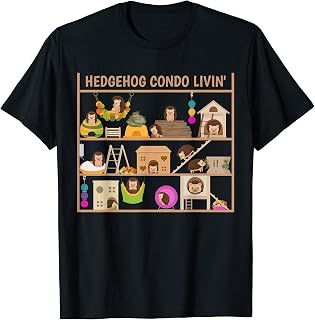 Erizo Condo Living Toys Cama de heno Hideout House Camiseta