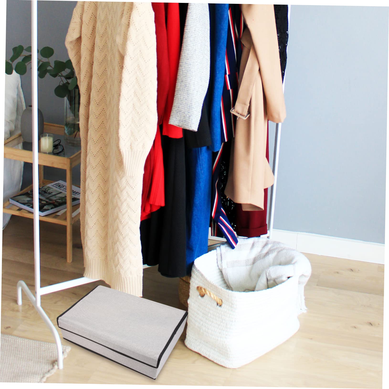 DOITOOL Caja Organizadora Multifuncional De Compartimentos Para Ropa Interior Calcetines y Sujetadores Con Tapa Para Armarios