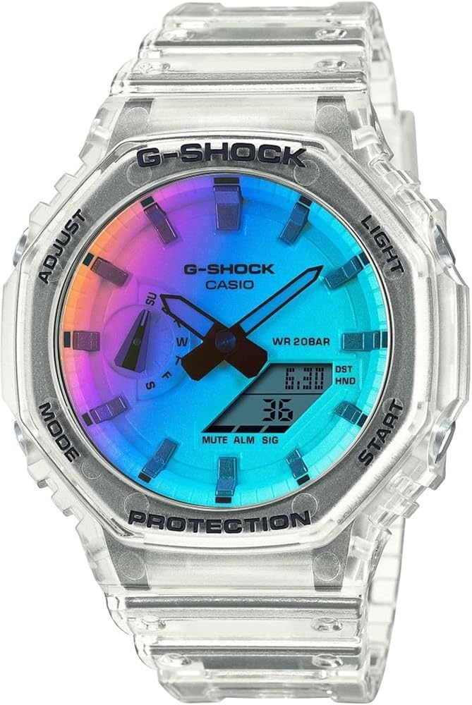 Casio G-Shock Analog-Digital Multicolour Dial Men GA-2100SRS-7ADR