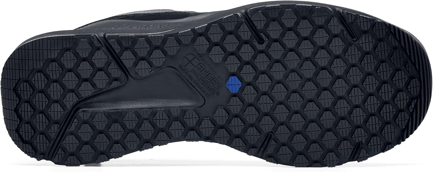 Shoes for Crews Unisex Slip-Resistant High-Top Sneakers - Comfortable, Vegan Leather, Non-Slip Work Shoes for Women & Men in Hospitality, Retail, Food Service & More - Brakly