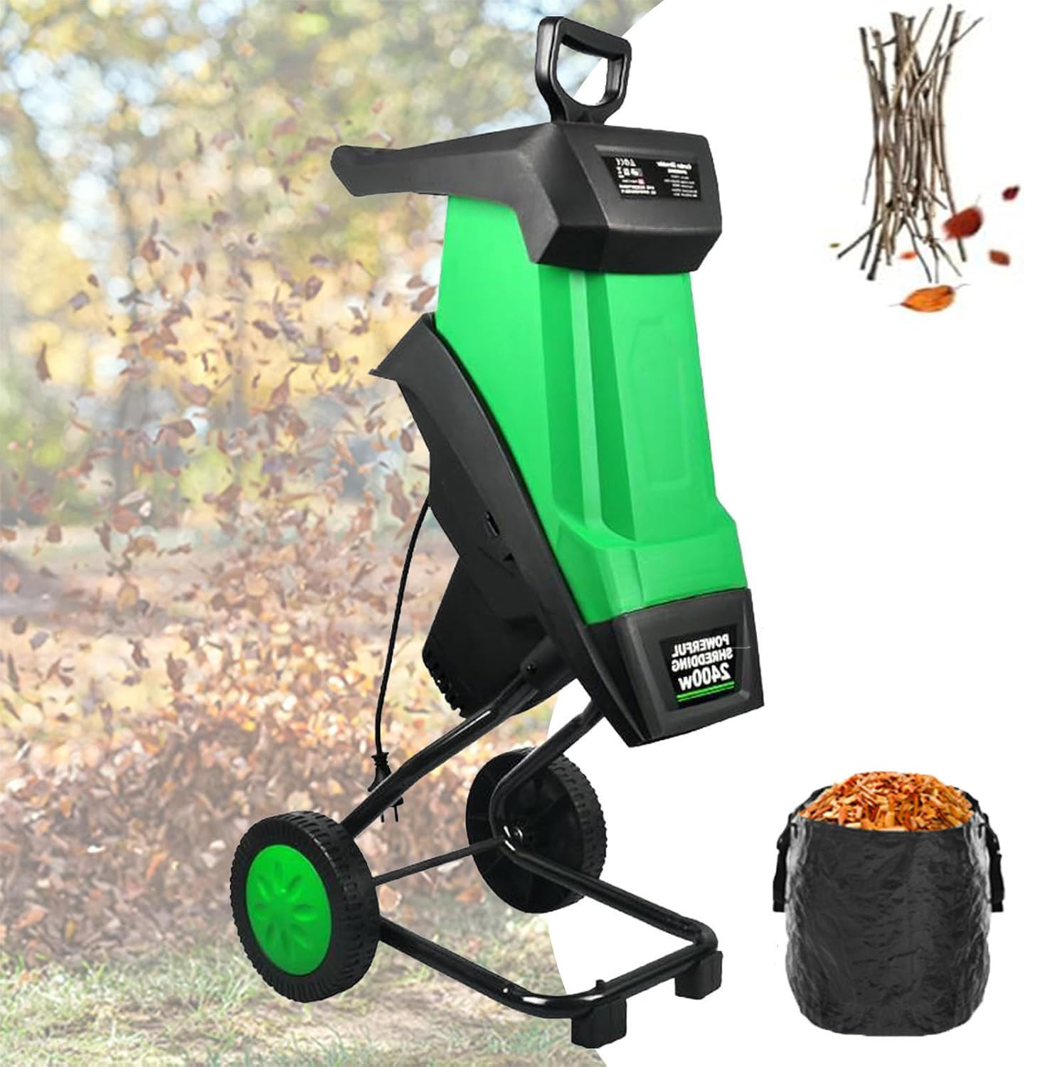Broyeur De Branches Portable,Broyeur De Jardin électrique