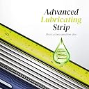 LetsShave Pro 5 Plus Manual Shaving Razor Blades Refills (Cartridge), Pack of 4, World's First Curved Blade with Vitamin E & Argan Oil Lubricating Strip, Blades for Men gallery image