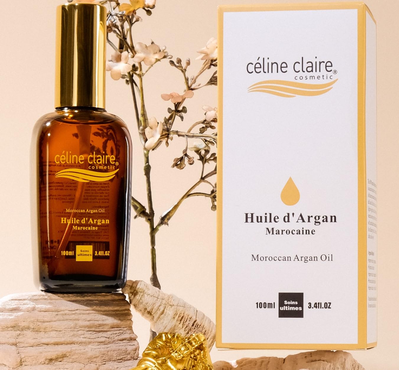 céline claire Cosmetic Pure Morrocan Argan Oil Organic and
