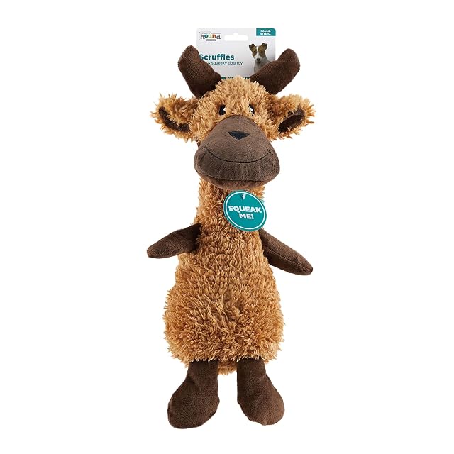 Foto 2 de 8 de Outward Hound Charming Pet Scruffles - Juguete chirriante de Peluche para Perro, tamaño pequeño