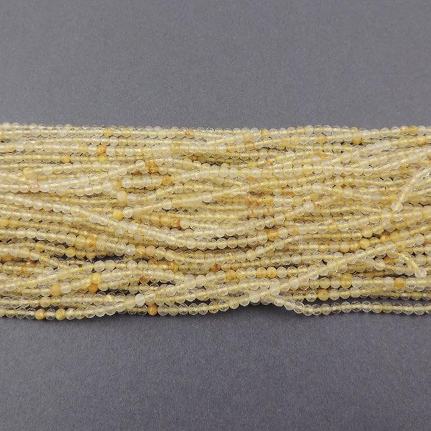 Perles rutiles naturelles dorées de 3-4 mm : créez vos bijoux d'été à la main