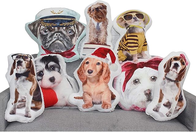 Jilijia Custom Cushion Cover Printed Photo Gift Custom Made Print Pet, Dog, Cat for Home Sofa Car Seat Decorative Unique Birthday Gift