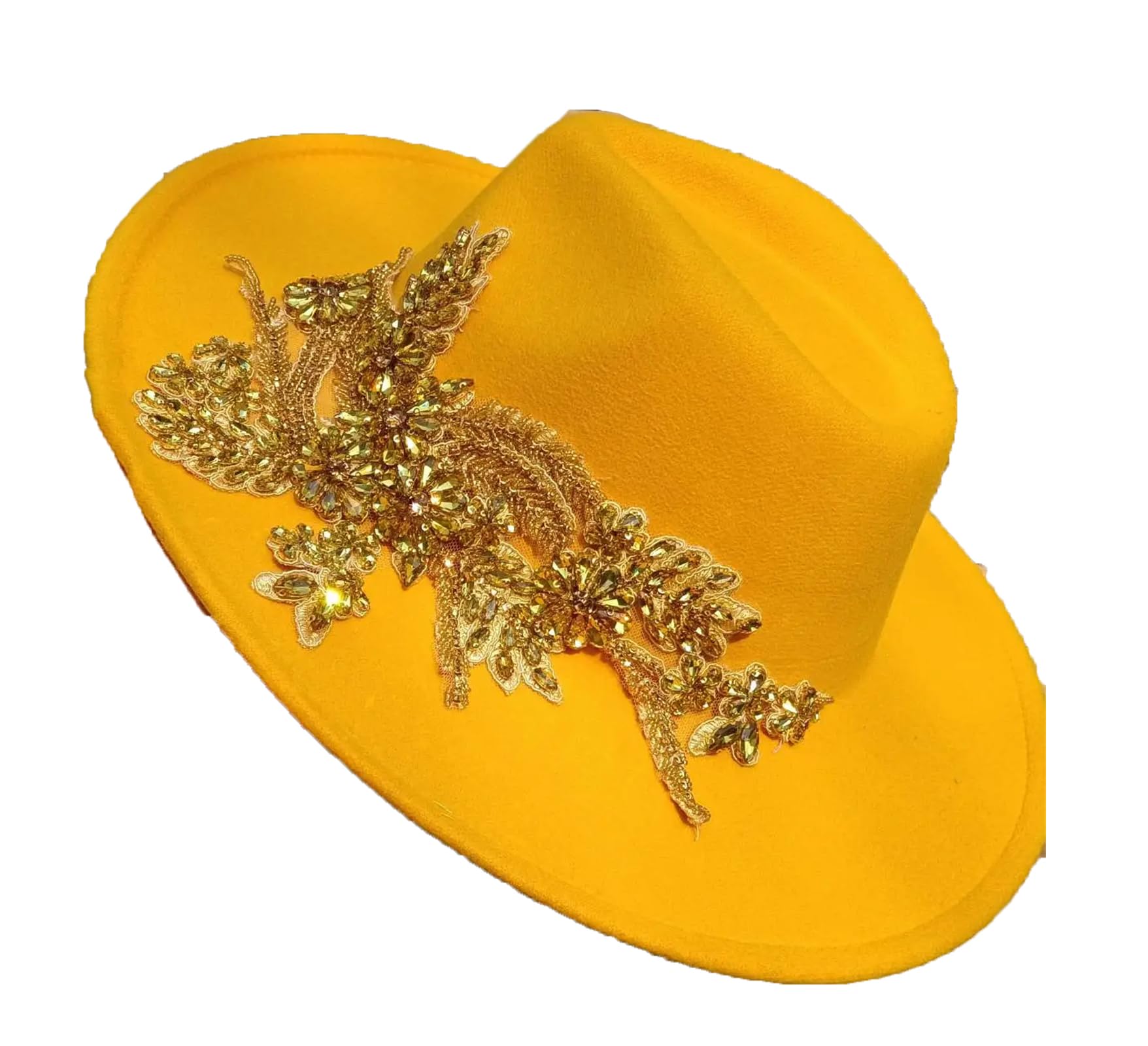 Viola DIY Cappello Ricamo Camoscio Fedora Cap Autunno E Inverno Festa di Nozze Viaggi Cappelli Gentiluomo