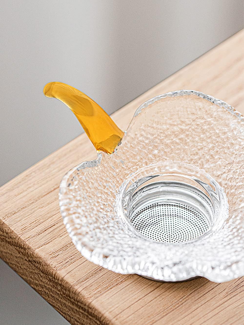 XIALON 4.5inch Chinese Glass Tea Filter Household Kung Fu Tea Set Accessories Tea Strainer