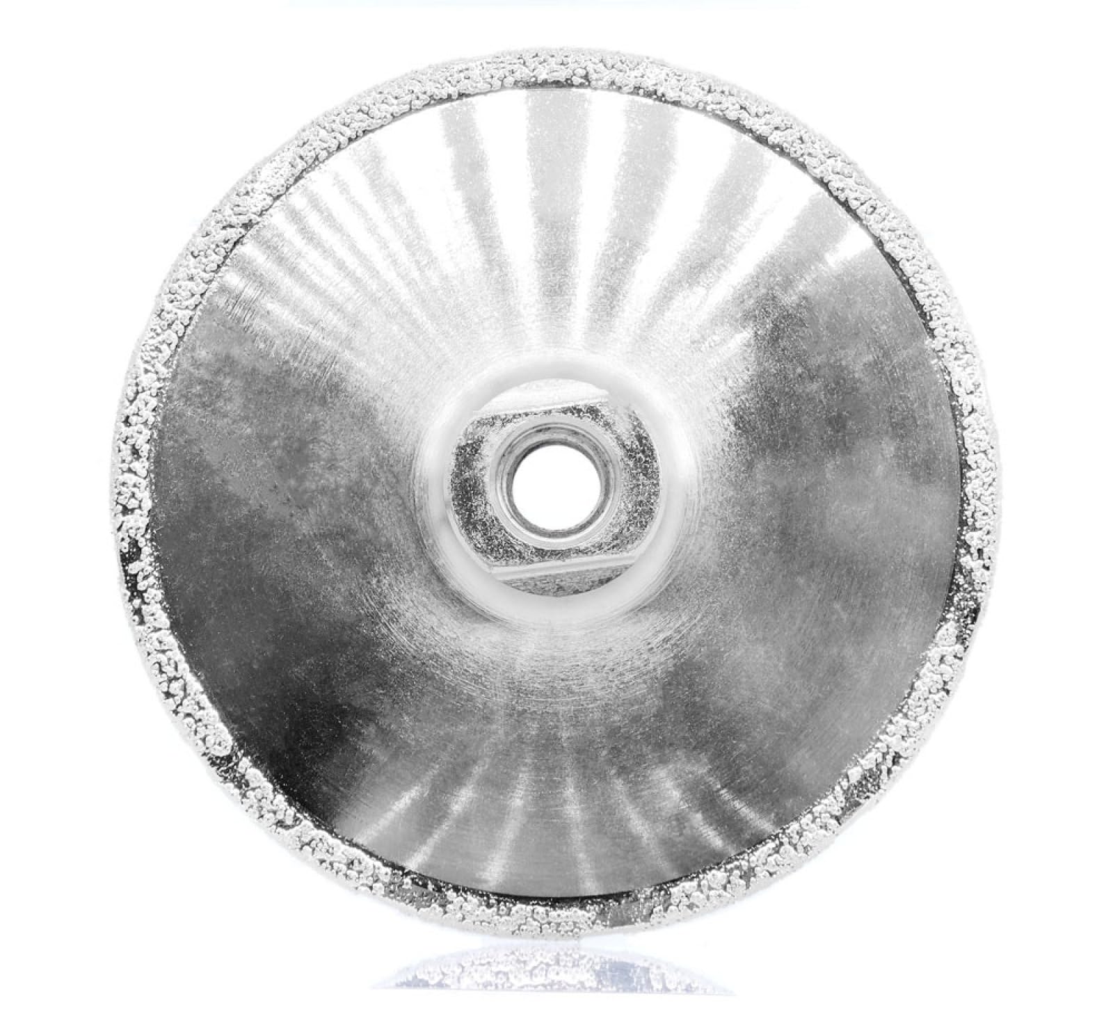Disco De Corte De Doble Cara Para Amoladora Angular, Rueda De Molienda Soldada Al Vacío De Diamante De 5 Pulgadas, 1 Unidad,5-8-11 Hilo