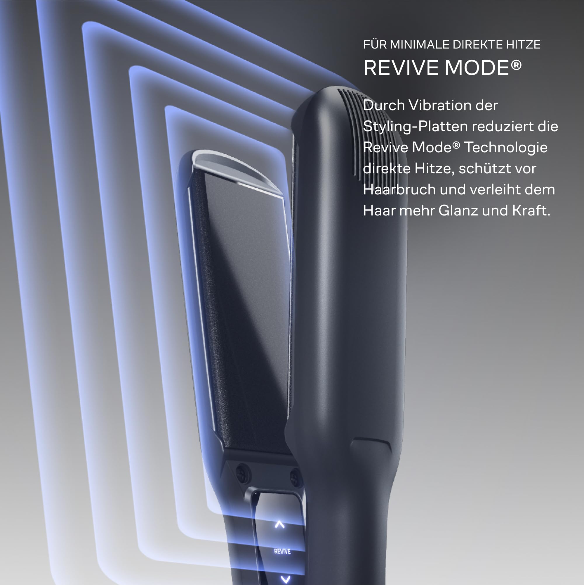 Cloud Nine Wide Iron Glätteisen, breite Platten für dickes Haar, Schwarz | Breiter Haarglätter, 11 Stufen, 100-200°C, Revive-Modus, Keramikplatten, weniger Frizz, langes Haar, Etui und Schutzkappe
