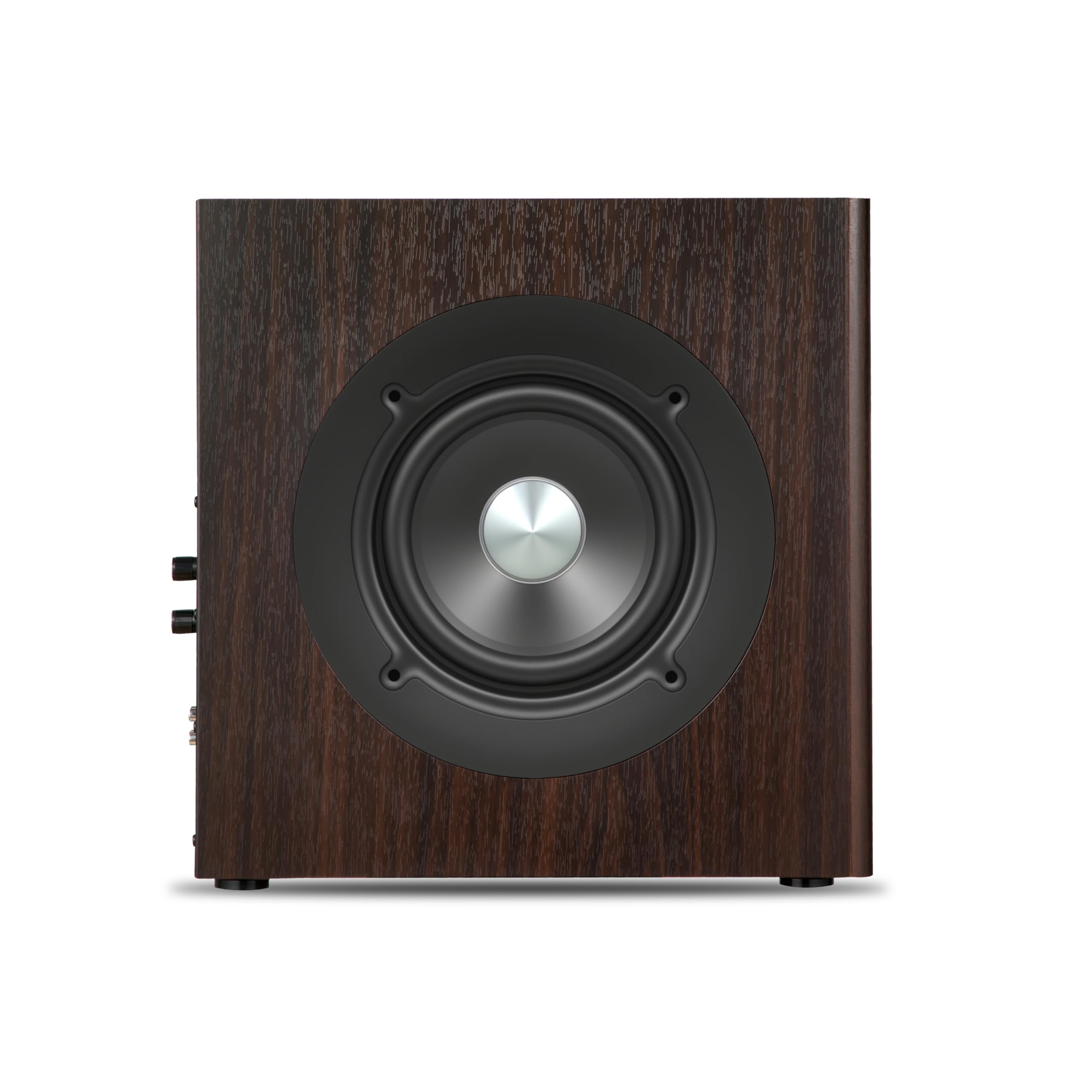 Edifier T5s AKTIV-SUBWOOFER – 8-Zoll-Tieftöner – 70 Watt – Low-Pass-Filter – Frequenz bis 35Hz – MDF-Gehäuse für reduzierte Resonanz – Standby – Cinch-Anschlüsse – Zeitloses Design