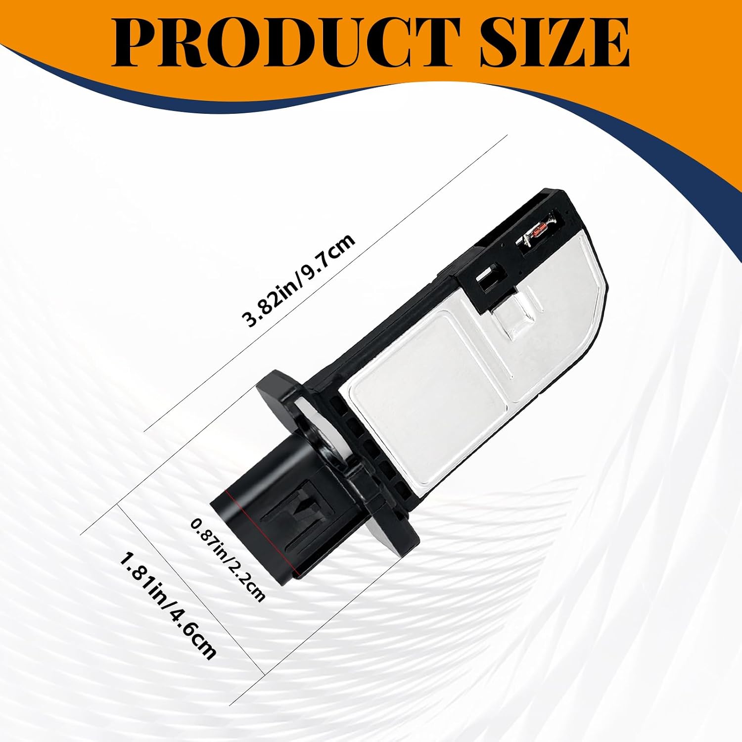 Mass Air Flow Sensor MAF Sensor BR3112B579AA AFLS165 Compatible with E-350 E-450 Super Duty 6.8L F-250 F-350 F-450 F-550 Super Duty 6.2L 6.7L 6.8L 11-19, Mustang 5.0L 5.4L 5.8L, Lincoln MKS MKT 3.7L