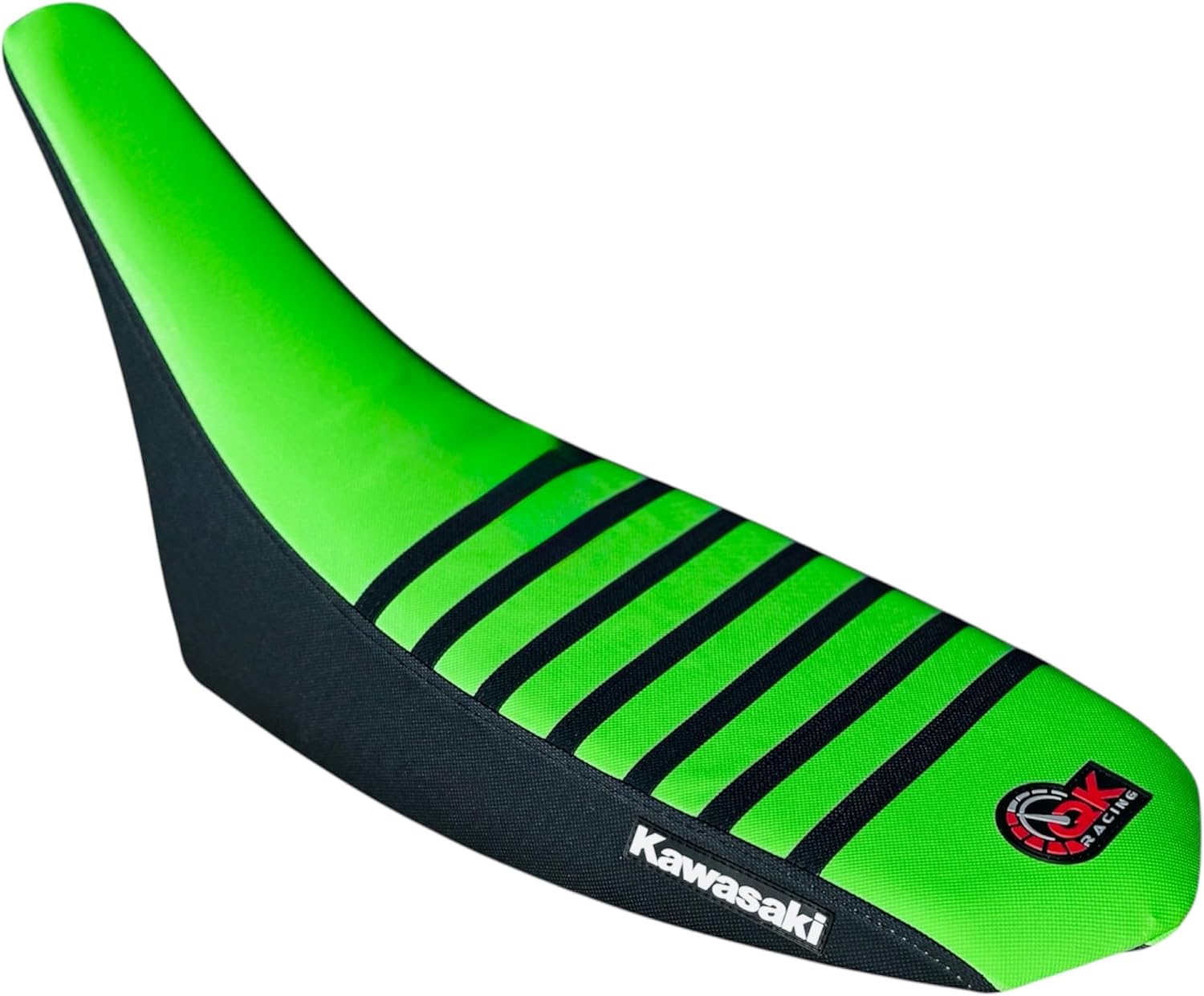 Seat Cover Compatible for Kawasaki KFX 450 Gripper Multi-Grip Seat Cover (2008-2014) - Custom-Fit Quad ATV Seat Protector in Black/Green - Premium Quality, Easy Installation, Handcrafted