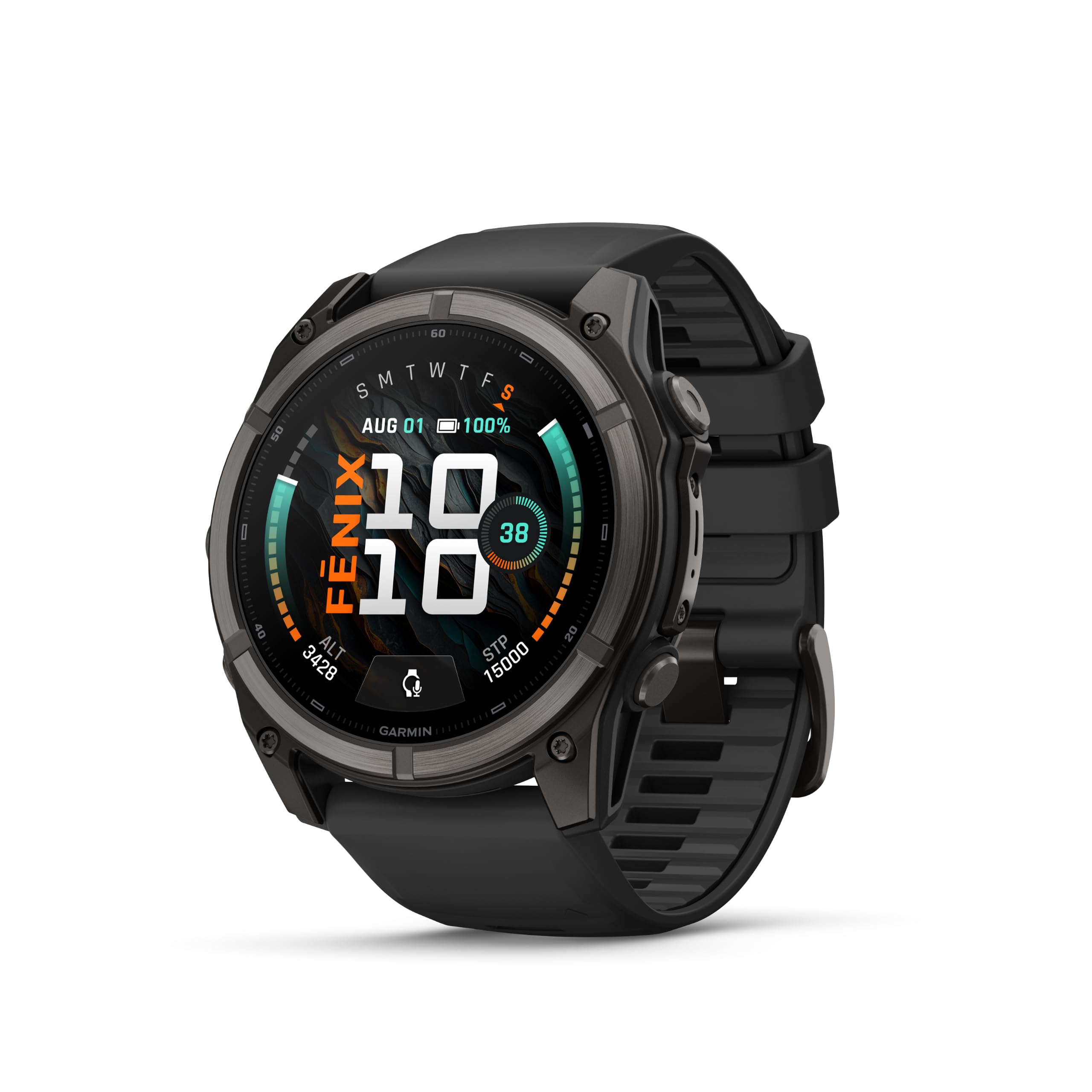Garmin fēnix® 9, DLC Titanium, 51mm, Grigio Carbonio/Nero