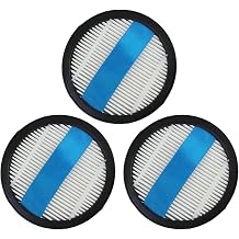 3-Pack Reusable Filters for Vortex 7 Cordless Vacuum, Washable High-Performance Replacement Parts for Pets