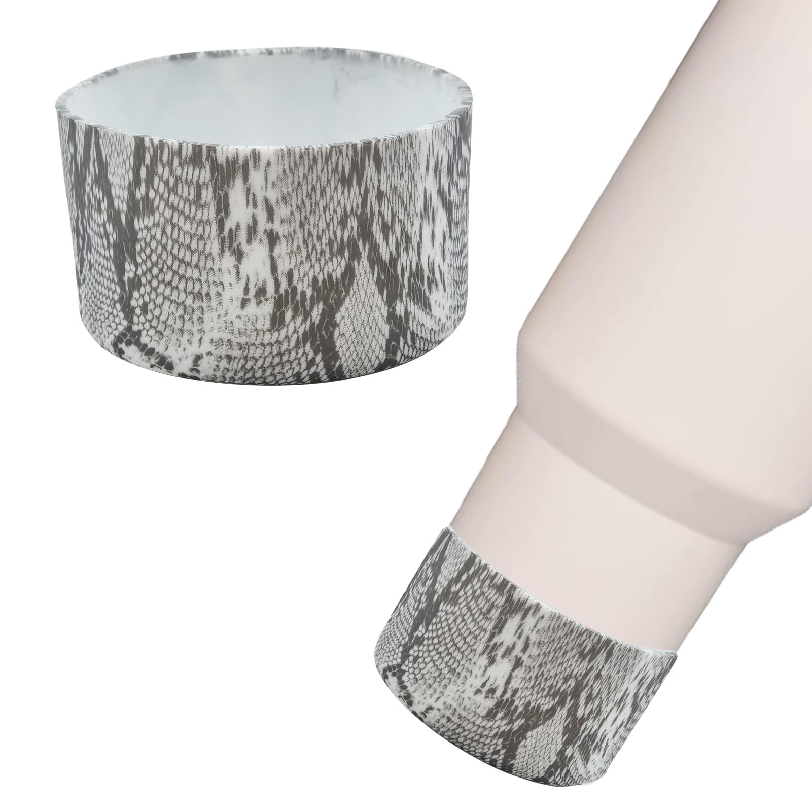 GliquranSnakeskin Protective Silicone Boot for Stanley Quencher H2.0 40 30 20 oz & IceFlow Flip 30 20 oz,Snake Water Bottle Boots Accessories