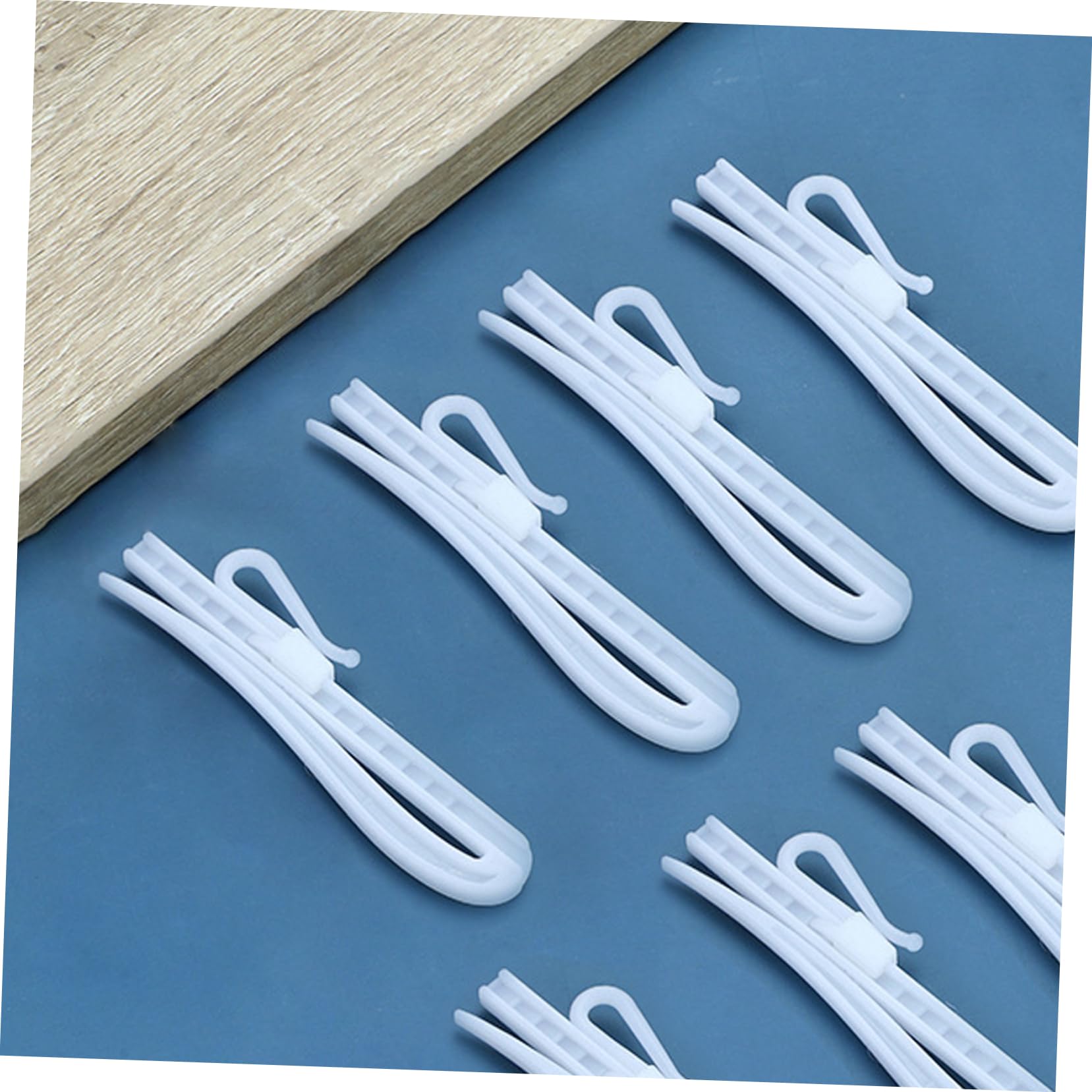 Garneck Data Ganci per Tende Regolabili in Plastica Clip per Binari