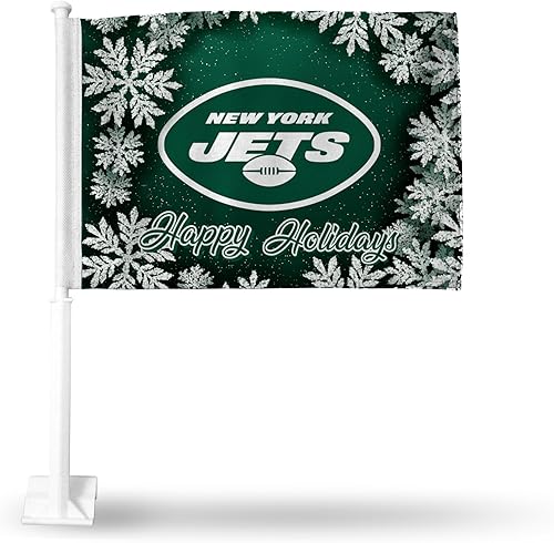 Miniatura 315 de Rico Industries NFL - Bandera de doble cara para automóvil, accesorio para auto B07NHSRDX2