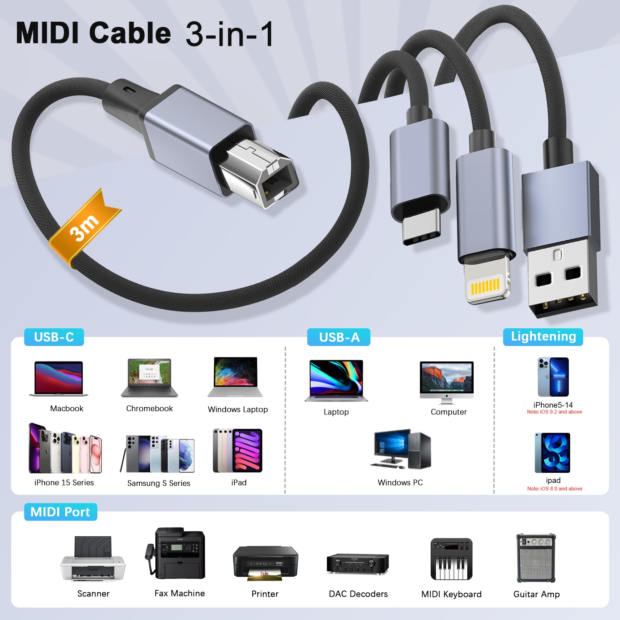 Printer USB Cable - Image 2