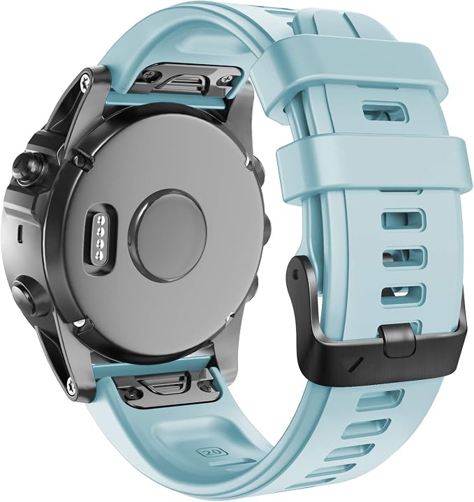 ANBEST Cinturino compatibile con Fenix 5S/6S/6S Pro/5S Plus, facile  pubblicazione, in morbido silicone, 20 mm, per D2 Delta S Smart Watch  (schiuma marina blu) : Amazon.it: Elettronica