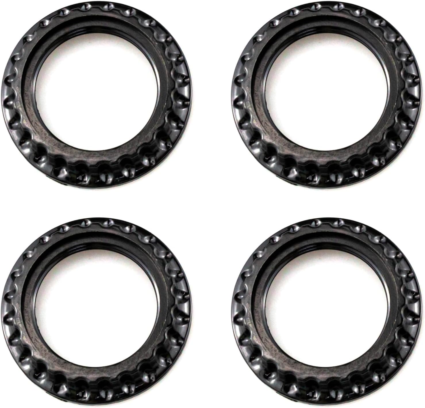 4PCS Black E26 Socket Adapter Rings - Lamp Holder Rings Designed for E26 Socket Compatibility, Essential Lighting Accessories for Versatile Installation Options