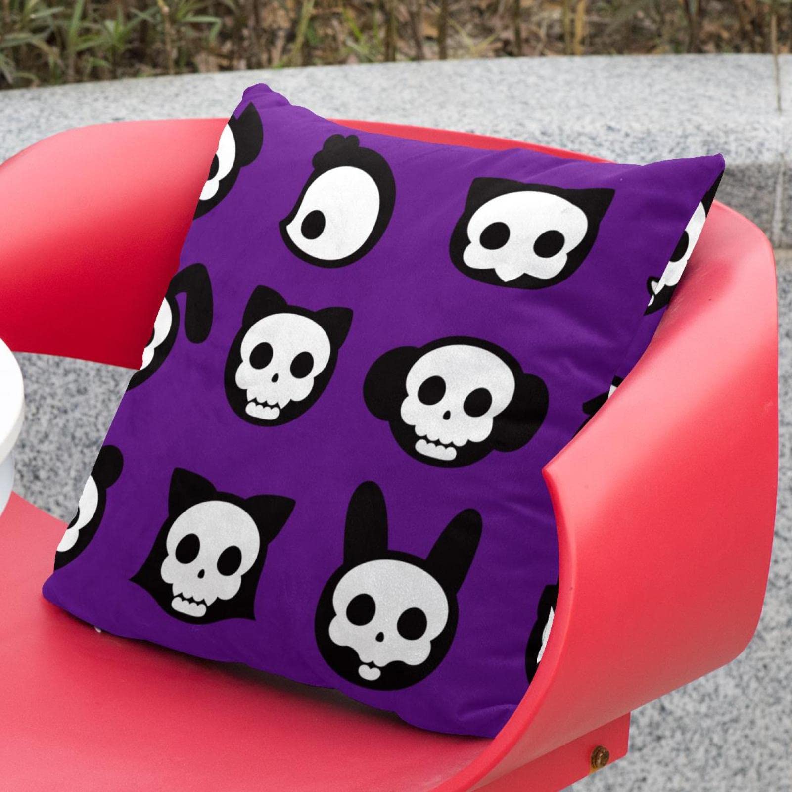 Set di 2 federe per cuscino viola Love San Valentino decorative per la casa, divano letto, 50,8 x 50,8 cm