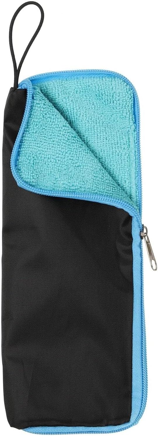 Wet Umbrella Bag/Case for Folding Umbrellas with Water Absorbent Fabric Lining. Waterproof Oxford Cloth Portable Wet Umbrellas Cases for Travel, Work and School.