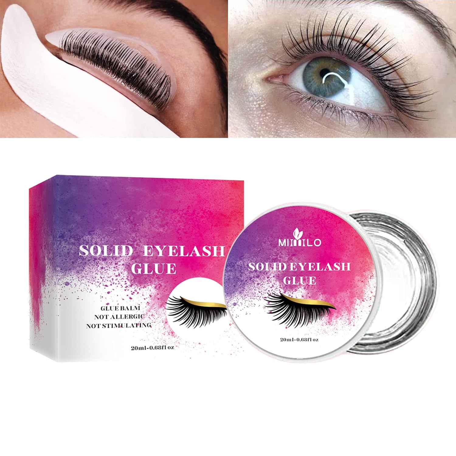 Lash Lift Glue, Eyelash Lifting Adhesive Glue 20ml Clear Strong