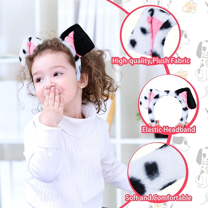 Disfraz de Dálmata para Niños y Adultos con Orejas y Cola miniatura 4