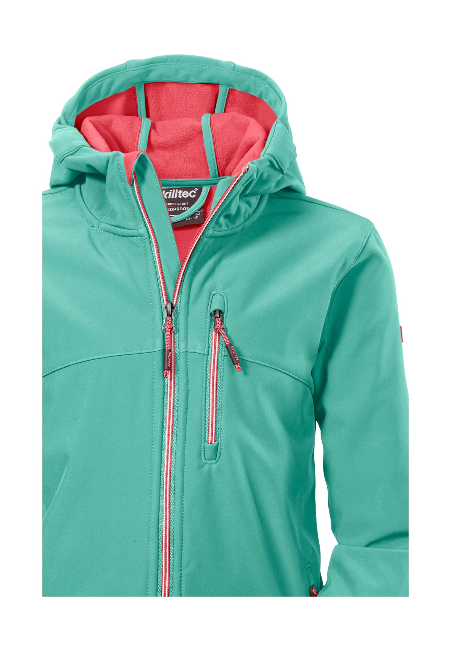 Killtec Girls Jacke Softshell/Veste de Plein air avec Capuche Fille