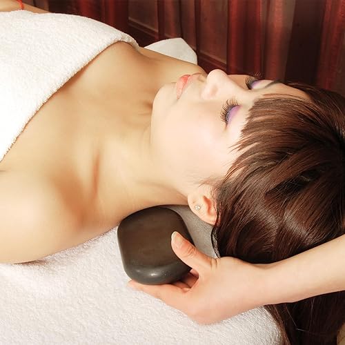 Miniatura 5 de Master Massage Master Massage - Piedra caliente de masaje de basalto, juego de 4 piezas de piedras calientes naturales, para masaje, spa, belleza,